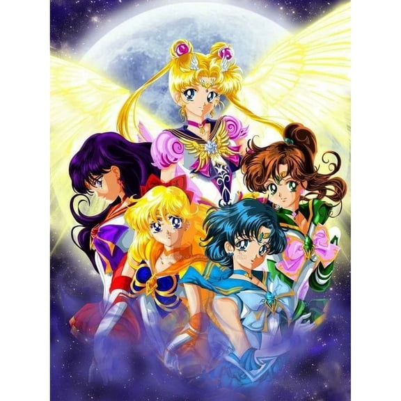 5D DIY Anime Diamond Painting Set for Adults, suitable for beginners, round full-diamond painting, diamond art crafts, home wall decoration gifts.
