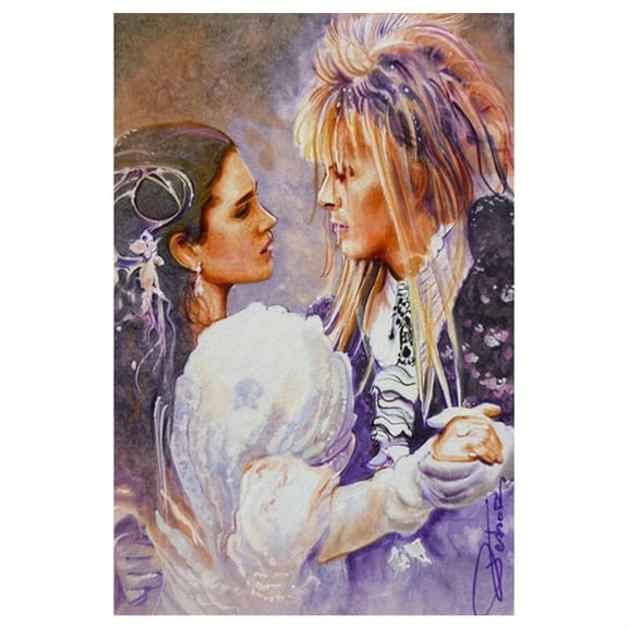 5D DIY Artificial Full Diamond Painting Set - Adult Beginner, Labyrinth Fantasy Movie for Home Wall Decor & Gift - Perfect for Art Lovers & Adults