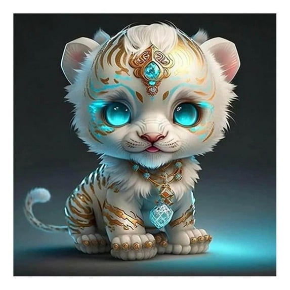 5D DIY Diamond Art Kits for Adults Animal Design Full Square Drill 12x12 Inches