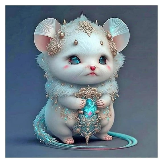 5D DIY Diamond Art Kits for Adults Animals Full Square Drill 12x12 Inches