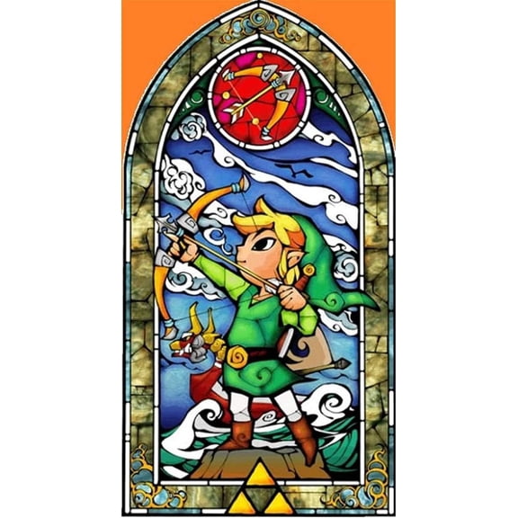 5D DIY Diamond Art Painting Kits for Adults,Full Drill Diamond Arts Rhinestone Pasted, DIY Painting Diamonod Dot Arts Crafts for Home Wall Decor Gift, 12"x16" (The Legend of Zelda)