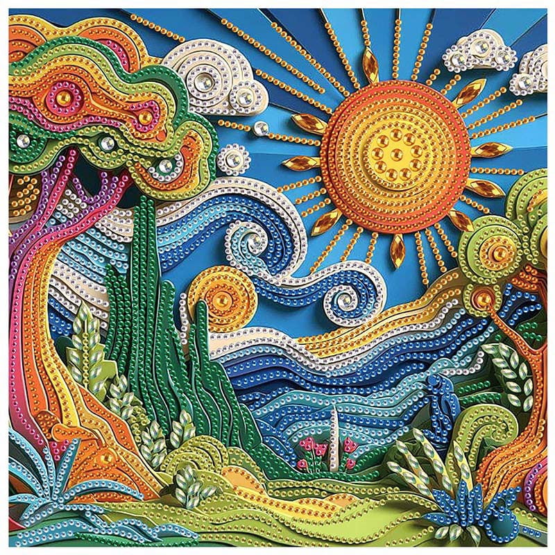 5D DIY Diamond Painting Kit Beautiful Scenery Creative Handicraft ...