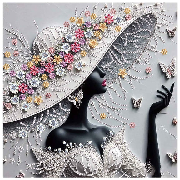 5D DIY Diamond Painting Kit Elegant Diamond Art for Women Perfect for Home and Office Decor Ideal Gift for Holidays