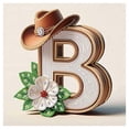 thumbnail image 1 of 5D DIY Diamond Painting Kit Hat Letter B Special Shape Creative Diamond Craft Suitable for Home and Office Decor, Festive Gifts, 1 of 7