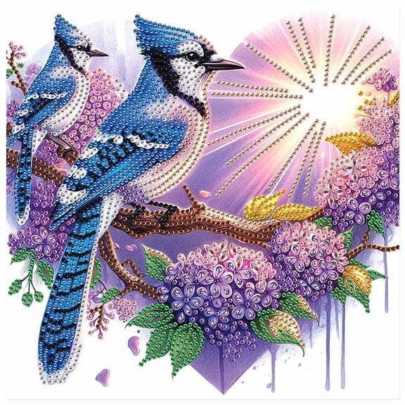 5D DIY Diamond Painting Kit, Love Bird Special Diamond DIY Art Kit for Adults for Home Decoration and Gift Selection