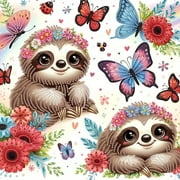 5D DIY Diamond Painting Kit, Raccoon Pattern Home Decor Handicraft, Complete Tool Kit Included, 15.7x15.7in