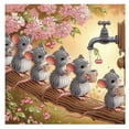 thumbnail image 1 of 5D DIY Diamond Painting Kit Special Creative Mouse Diamond Artwork Perfect for Home and Office Decor, Ideal Holiday Gift, 1 of 7