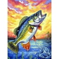 thumbnail image 1 of 5D DIY Diamond Painting Set "Fish" Round Diamond Art Crafts for Adults, Suitable for Wall Decoration, Bedroom and Home Decoration, 1 of 7