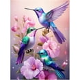 thumbnail image 1 of 5D DIY Diamond Painting Set "Hummingbird" Round Diamond Art Crafts for Adults, Suitable for Wall Decoration, Bedroom and Home Decoration, 1 of 6