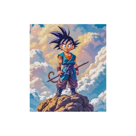 5D DIY Dragon Ball Diamond Painting Kit, Round Acrylic Diamond Artwork for Home Decoration, or Gift.
