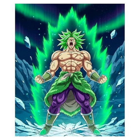 5D DIY Dragon Ball Diamond Painting Kit, Round Acrylic Diamond Artwork for Home Decoration, or Gift.