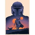 thumbnail image 1 of 5D DIY Full Drill Diamond Painting Kit, Adults & Kids Round Crystal Diamond Art Number Kits, Perfect for Home Wall Deco Series (Mandalorian 12 x 16 inch), 1 of 5