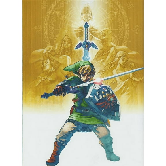 5D DIY Full Drill Diamond Painting Kit, Adults & Kids Round Crystal Diamond Art Number Kits, Perfect for Home Wall Deco Series (Zelda 12 x 16 inch)