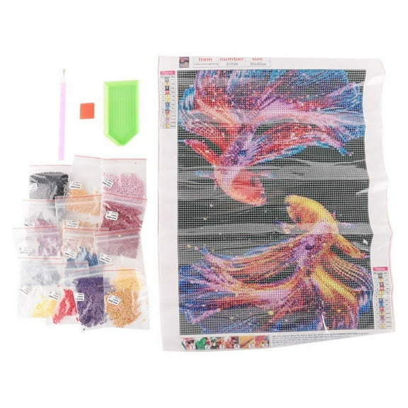 5D DIY Full Drill Kits Round Crystal Rhinestone Embroidery for Adults Diamond Arts