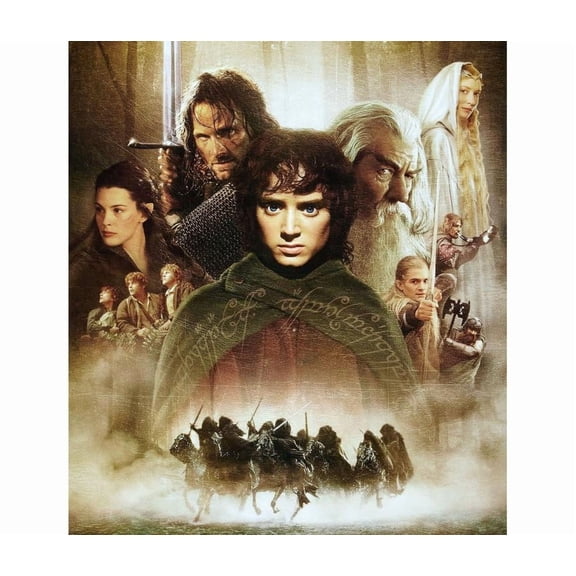 5D DIY Lord of the Rings Diamond Painting Set, Full Diamond Embroidery Art Gift Home Wall Decoration
