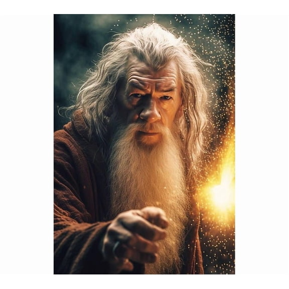 5D DIY Lord of the Rings Diamond Painting Set, Full Diamond Embroidery Art Gift Home Wall Decoration