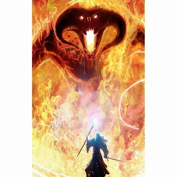 5D DIY Lord of the Rings Diamond Painting Set, Full Diamond Embroidery Art Gift Home Wall Decoration