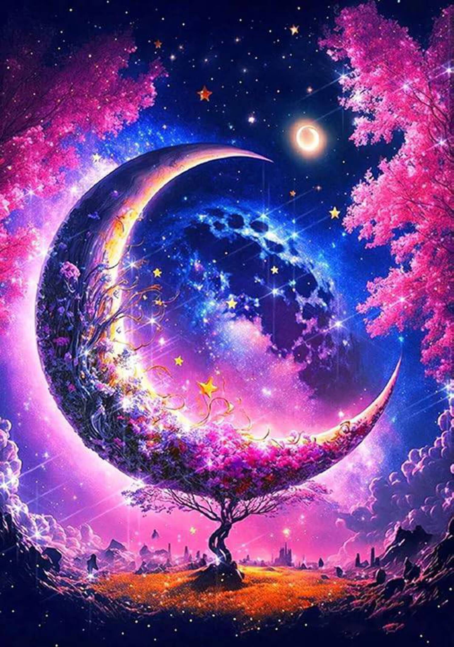Half Moon Painting
