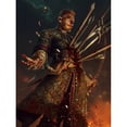 thumbnail image 1 of 5D DIY The Witcher Diamond Painting Kit, Full Round Diamond Art, Mosaic Handicraft Kit, Suitable for Home Wall Decoration, Ideal Handmade Gift, 1 of 6