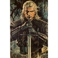 thumbnail image 1 of 5D DIY The Witcher Diamond Painting Kit, Full Round Diamond Art, Mosaic Handicraft Kit, Suitable for Home Wall Decoration, Ideal Handmade Gift, 1 of 6