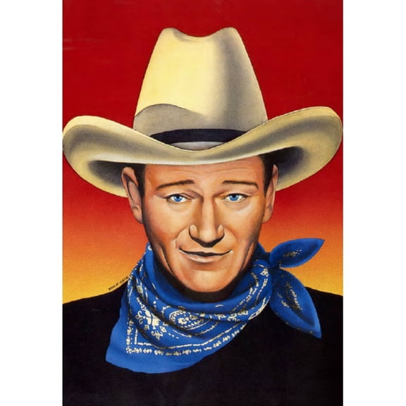 5D DIY full circle diamond painting set - John Wayne diamond painting art, suitable for home wall decoration and gifts, perfect for art lovers