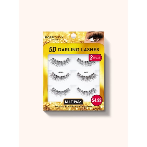 5D Darling Lashes - 3 Pairs
