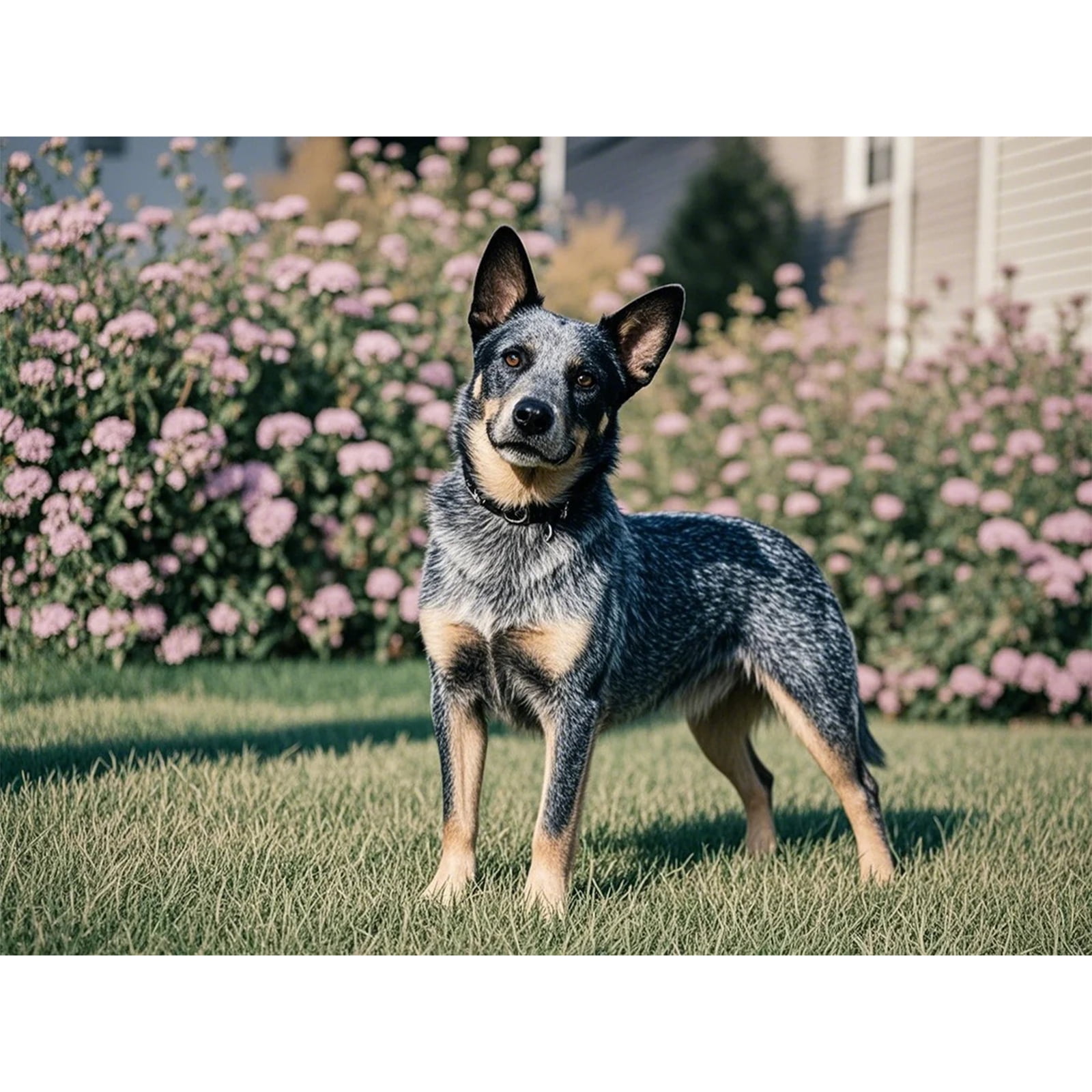 Kit Diamond Painting 5D Cane Bovino Australiano (Blue Heeler) - Quadro Fai-da-te 30.5x40.6 Cm, Decorazione Rilassante Per Parete - 2