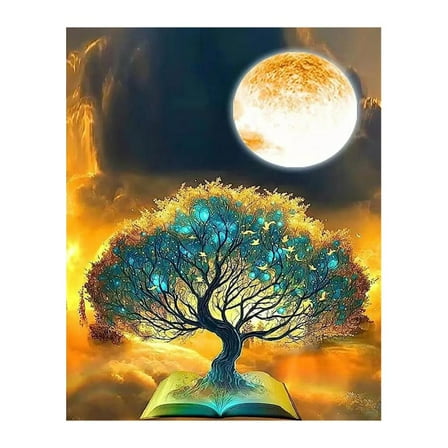 5D Diamond Art Painting Kit – Dreamy Landscape, 11.81" × 15.75"