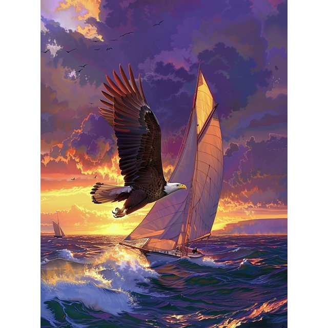 5D Diamond Art Painting Kits for Adult Full Round Drill, DIY Paint with