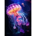 thumbnail image 1 of 5D Diamond Art Painting Kits Jellyfish, DIY Paint with Diamond Art Animal Round Full Drill Crystal Diamond Embroidery Paintings Arts Craft for Home Office Wall Decor, 1 of 7