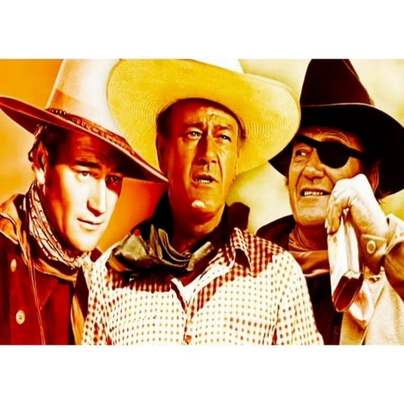 5D Diamond Art Painting By Number Kits Western Cowboy John Wayne Painting Cross Stitch Full Drill Crystal Rhinestone Embroidery Pictures Arts Craft for Home Wall Decor