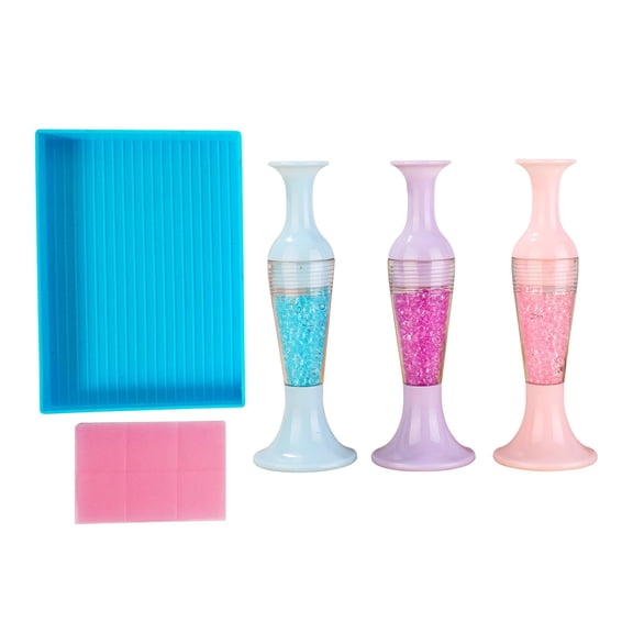 5D Diamond Drill Painting Pen Tools Set, Diamond Rhinestones Painting Point Drill Pen Only, Cute Drill Pens Rhinestone Pickers for 5D Painting and Embroidery for Adults