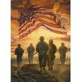 thumbnail image 1 of 5D Diamond Painting American Army Paint with Diamonds Art Picture Rhinestone Diamond Mosaic Flag Full Square Craft Kit, 1 of 6