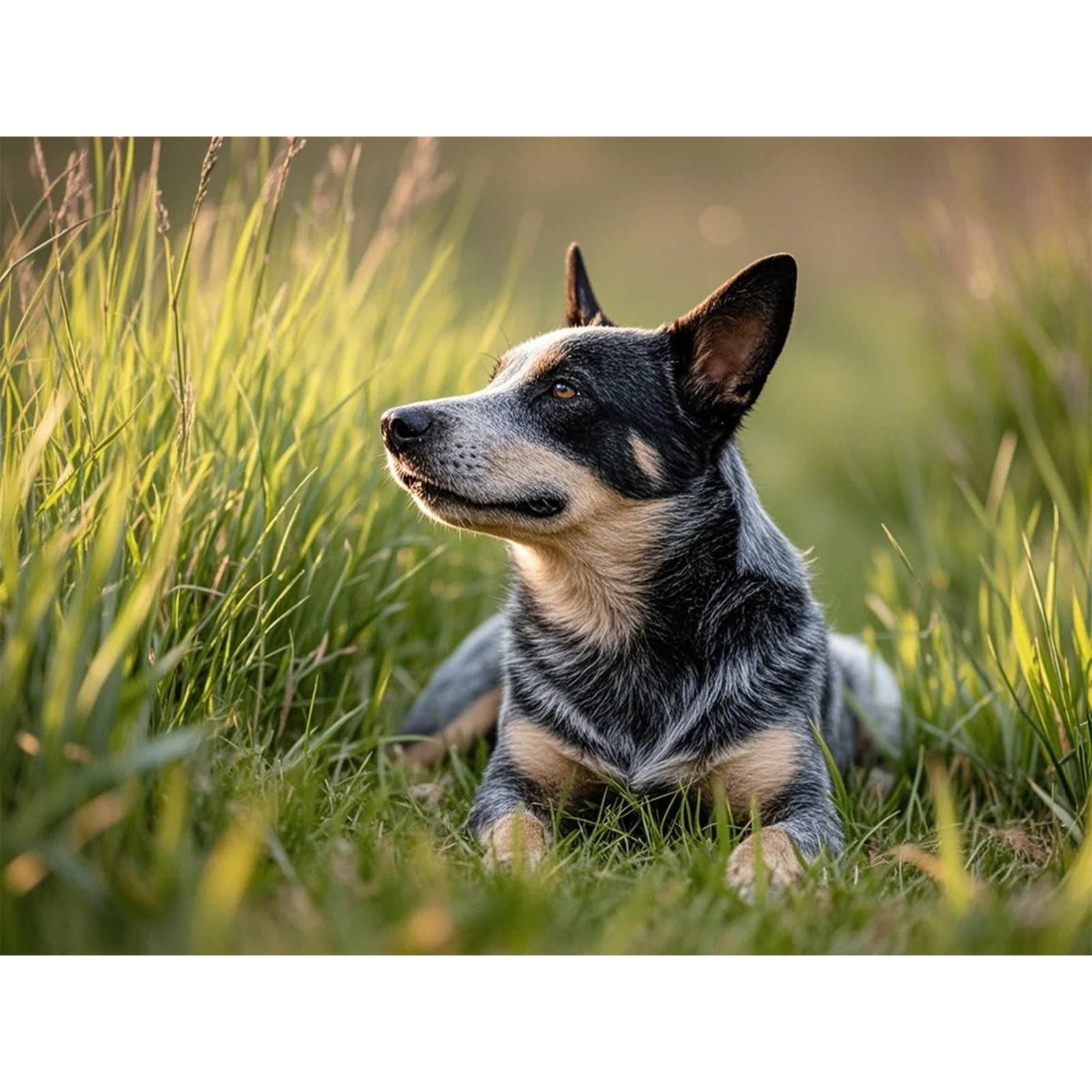 5D Diamond Painting Australian Cattle Dog Blue Heeler Diamond Art DIY ...