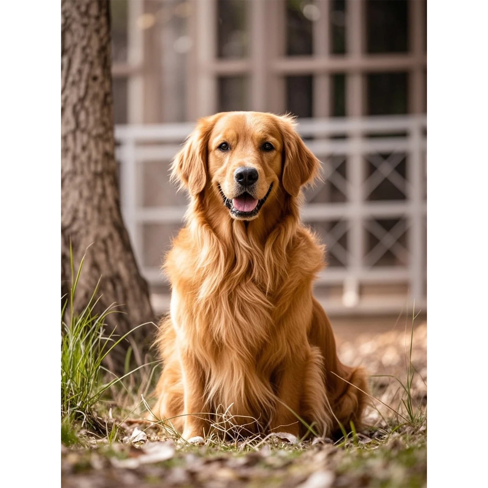 5D Diamond Painting Golden Retriever Diamond Art DIY Kits Full Round Drill Crystal by Number