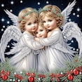 thumbnail image 1 of 5D Diamond Painting Kit Christmas Angel Design Diy Wall Art Decor 11.81X11.81 Inches, 1 of 4