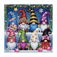 thumbnail image 1 of 5D Diamond Painting Kit Christmas Gnomes Diy Rhinestone Art Craft 11.81X11.81 Inches Frameless Wall Decor, 1 of 4