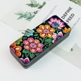 thumbnail image 1 of 5D Diamond Painting Kit Eyeglass Case Beautiful Floral DIY Eyeglass Storage Box Leather Handcrafted Diamond Art Gift Eyeglass Case, 1 of 4