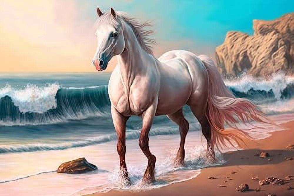 ukboken Diamond Painting kits?diamond Painting Accessories Kids for adults,horse Paint by Numbers for Adults and Diamond Art
