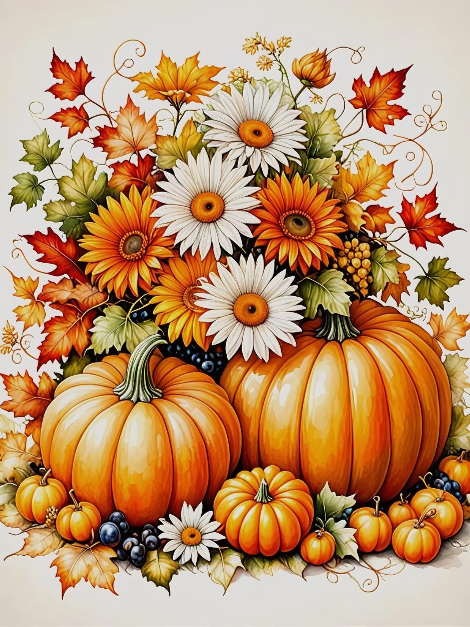 Diamond Painting Kit Skull Love Design - 12x12 Inch Round Full Drill DIY Art For Adults