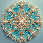 BYGFHLYW 5D Diamond Painting Kits for Beginners, Circle Special Shape Diamond Art, Home Wall Decor and Gifts 12X12 Inch