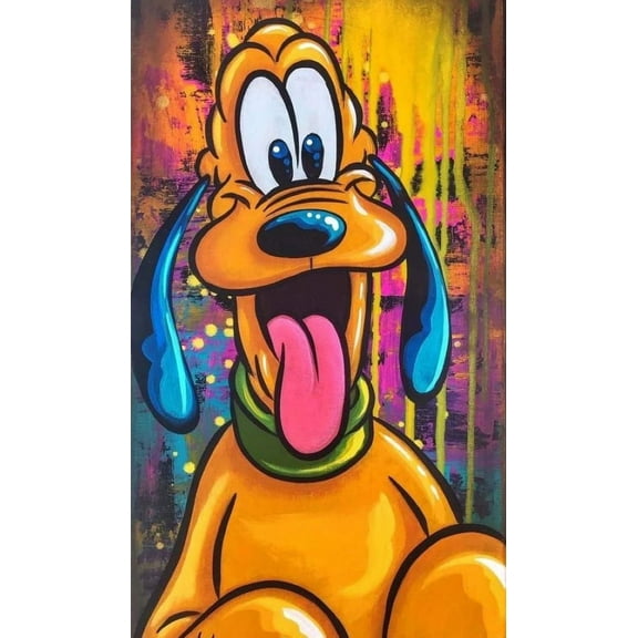 5D Diamond Painting Kits for Adults Diamond Arts Pluto Diamond Painting DIY Full Round Drill for Home Wall Decor and Adults Kids Holiday Gift 12x16 inch