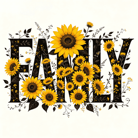 5D Diamond Painting Kits for Adults, Family Sunflower Diamond Art Kits Beginners Sunflower DIY Full Drill Diamond Dot Gem Painting for Farmhouse Home Wall Decor -12x16in