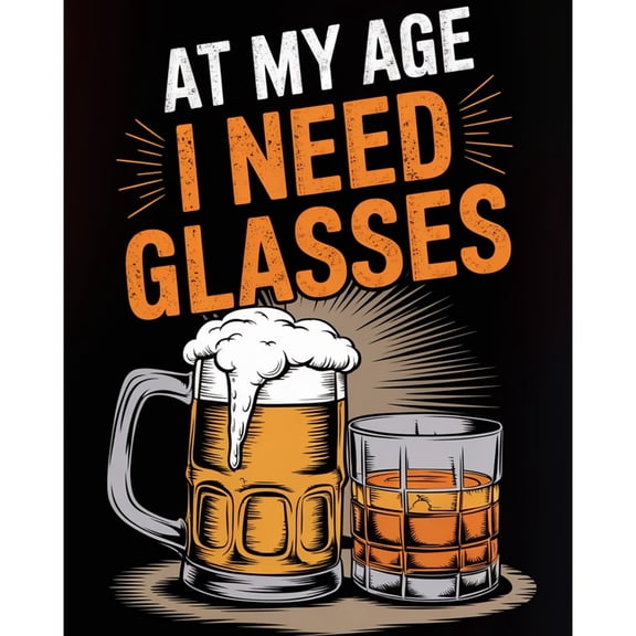 5D Diamond Painting Kits for Adults kids Beginners Paint By Diamond Set  Round Full Drill Craft Diamond Art Painting Art Craft Painting Kit-I need glasses (wine glasses) at my age