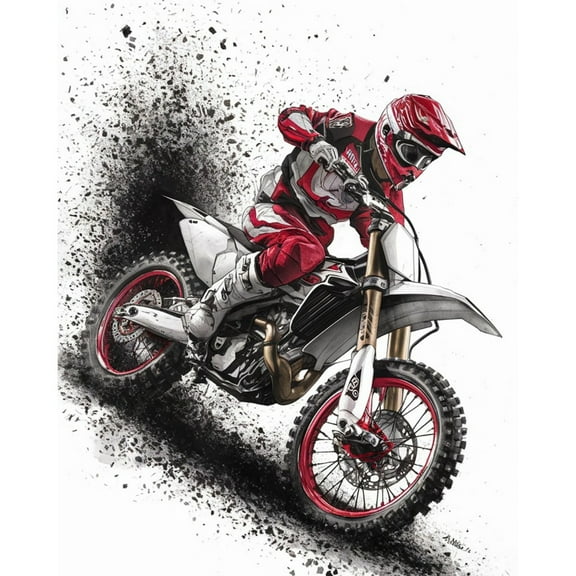 5D Diamond Painting Kits for Adults kids Beginners Paint By Diamond Set  Round Full Drill Craft Diamond Art Painting Art Craft Painting Kit-Speeding Dust