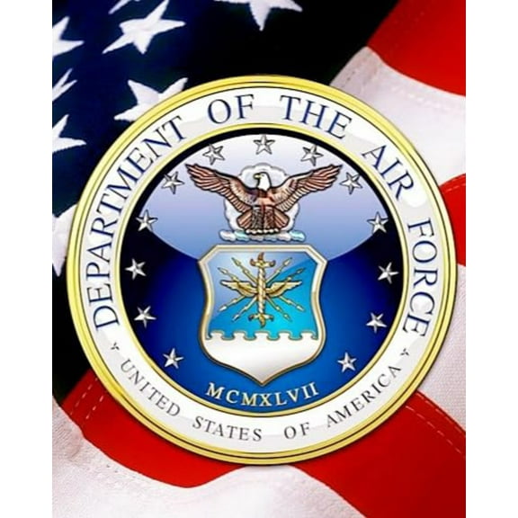 5D Diamond Painting Kits for Adults Air Force USA (2) Diamond Art Kits for Adults,DIY Round Drill Diamond Art Craft Kits for Home Wall Decor