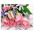 thumbnail image 1 of 5D Diamond Painting Kits for Adults Pink Tulips,DIY Paint by Diamond Embroidery Kits Full Drill Gem Craft Kit - Flower(50x40 cm), 1 of 4