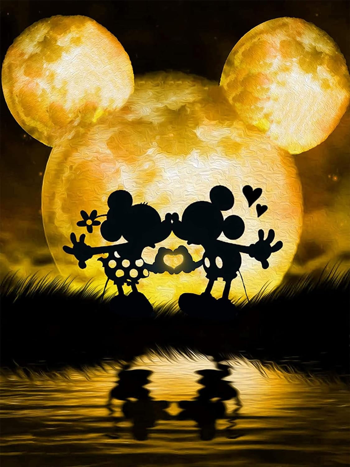 5D Diamond Painting Mickey Minnie Disney Diamond Painting Numbers Kits