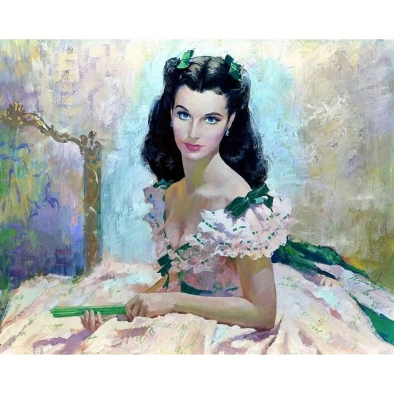 1pc Of Crystal-Shaped * Depicting A Lavender * A 5D Diamond Painting Kit With Artificial Gems For Home Wall Decoration