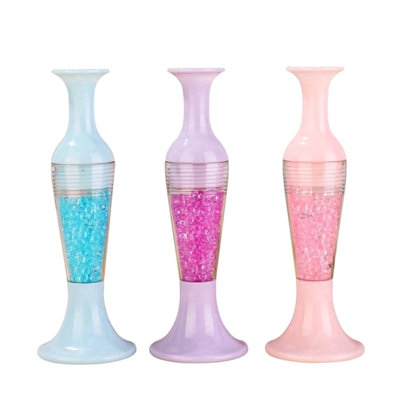 5D Diamond Painting Pen, Flower Pot Shape Point Drill Pen, Diamond Art Pen Diamond Painting Tools, Diamond Painting Drill Pen for Nail Art, Diamond Painting Kits Nail Art Accessories (3PCS A)